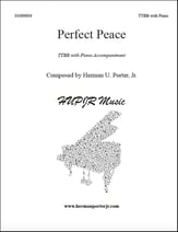 Perfect Peace - TTBB TTBB choral sheet music cover